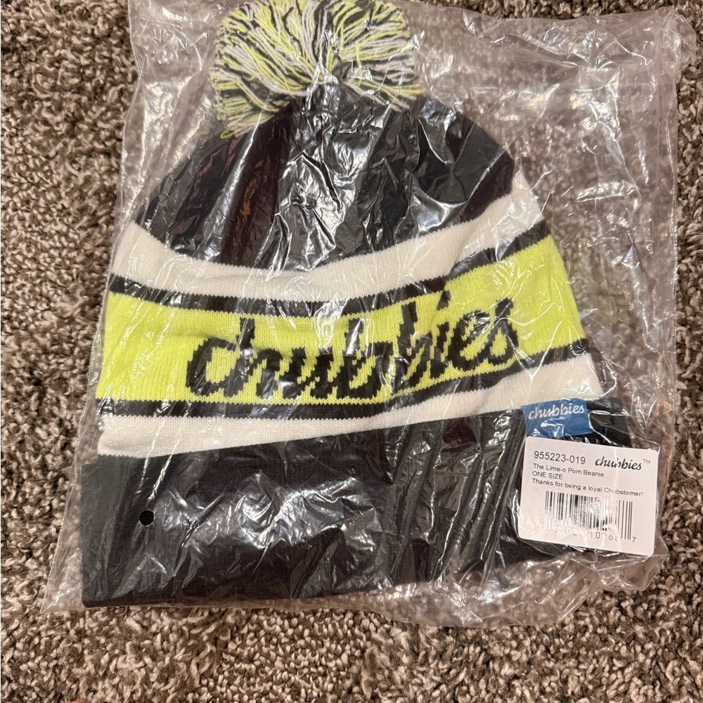 Chubbies men’s The Lime-o Pom Beanie